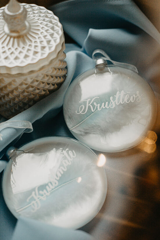 Personalizēts eglīšu rotājums "Medaljons"