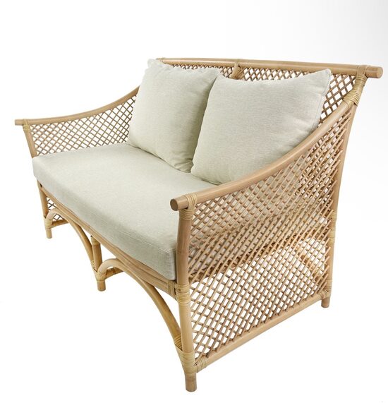 Rattan sofa (lounge zonas dīvāns) 