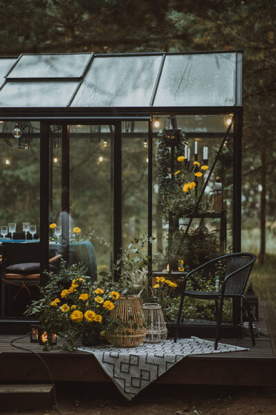 Katrīna un Jānis | Glass house | 2. kāzu gadadienas svinības