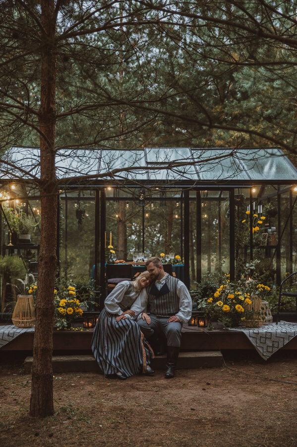 Katrīna un Jānis | Glass house | 2. kāzu gadadienas svinības