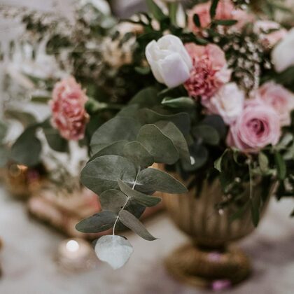 kāzu izstādes stenda noformējums